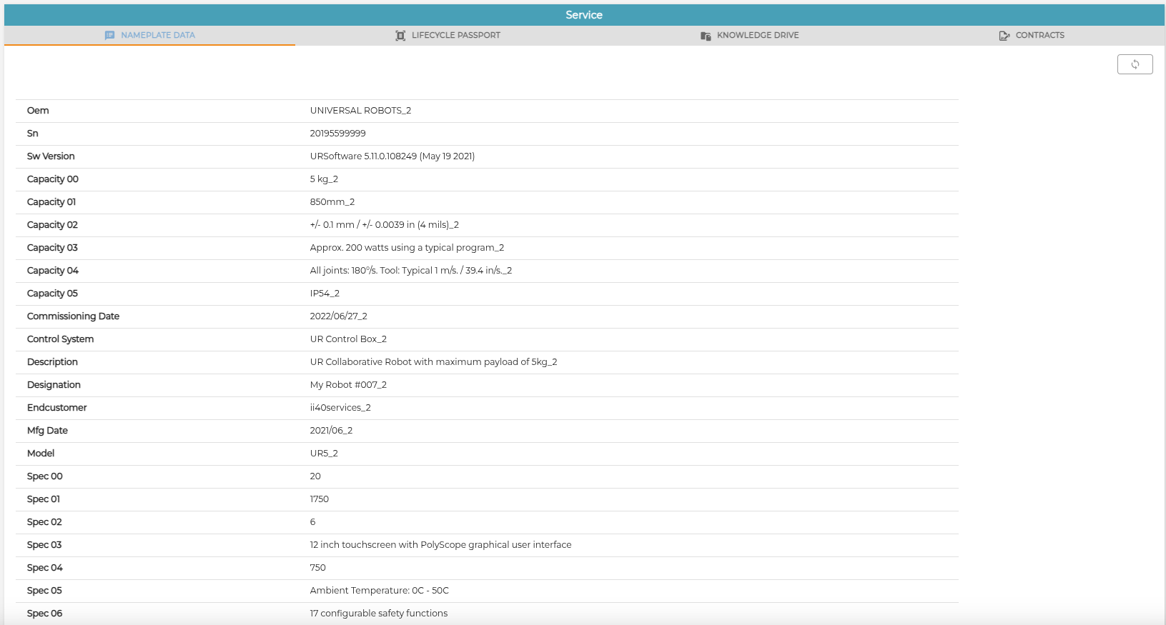 SERVICE CONSOLE 1 1