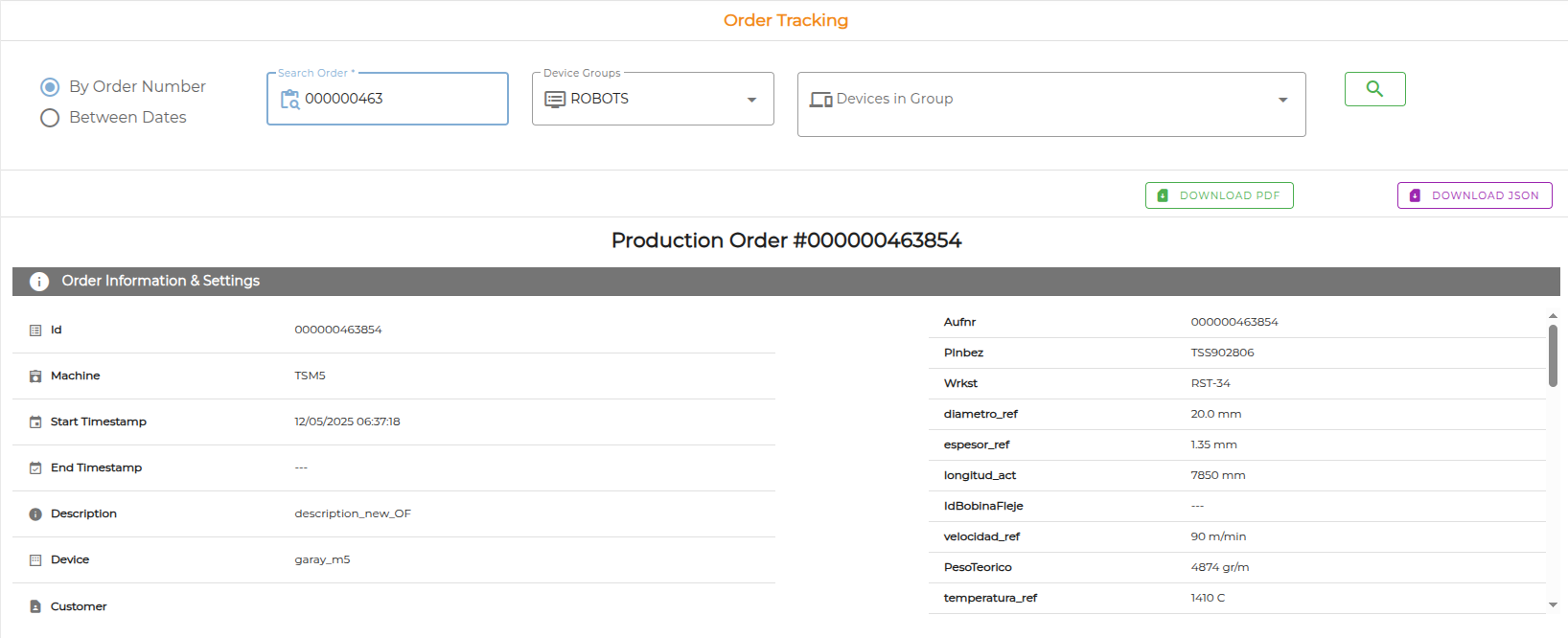 TRACKING 1 2